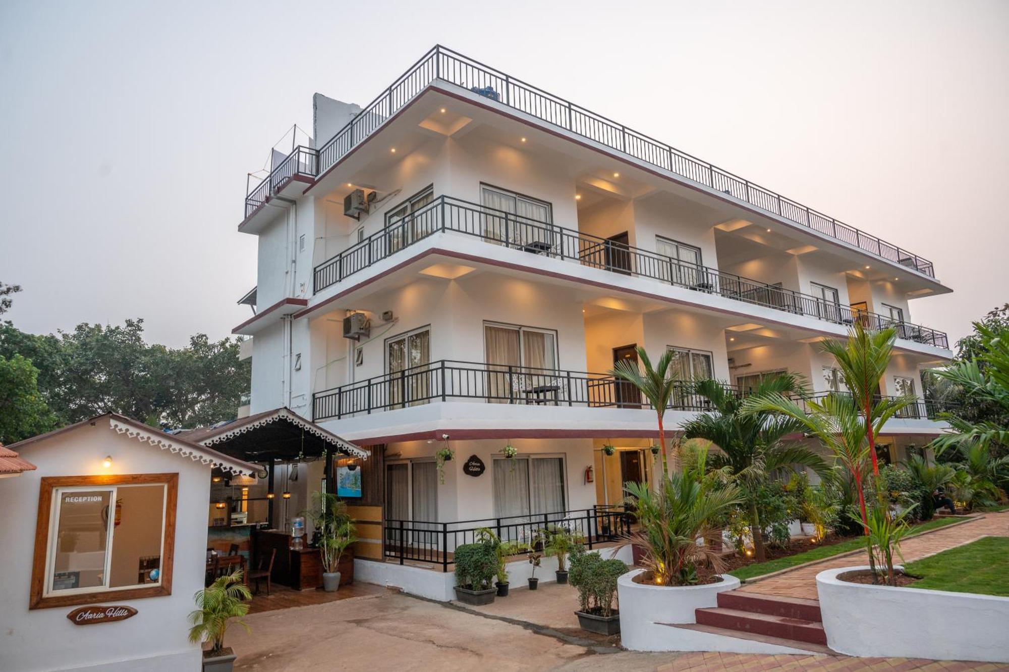 Hotel Aaria Hills Arambol Exterior foto